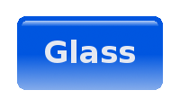 Glassy shape with text on it