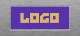 Logo area selected