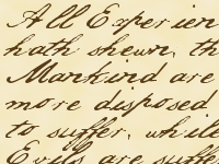 Dark brown text on parchment