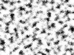 White with black splotches