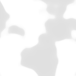 White space with blotchy gray discolored areas